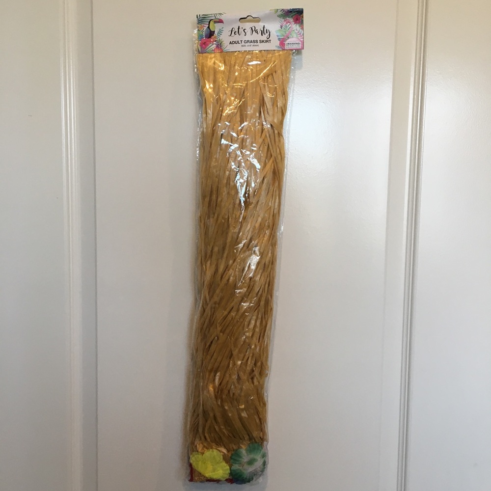 (2 Sets = 2 Skirts) Adult Grass Skirt